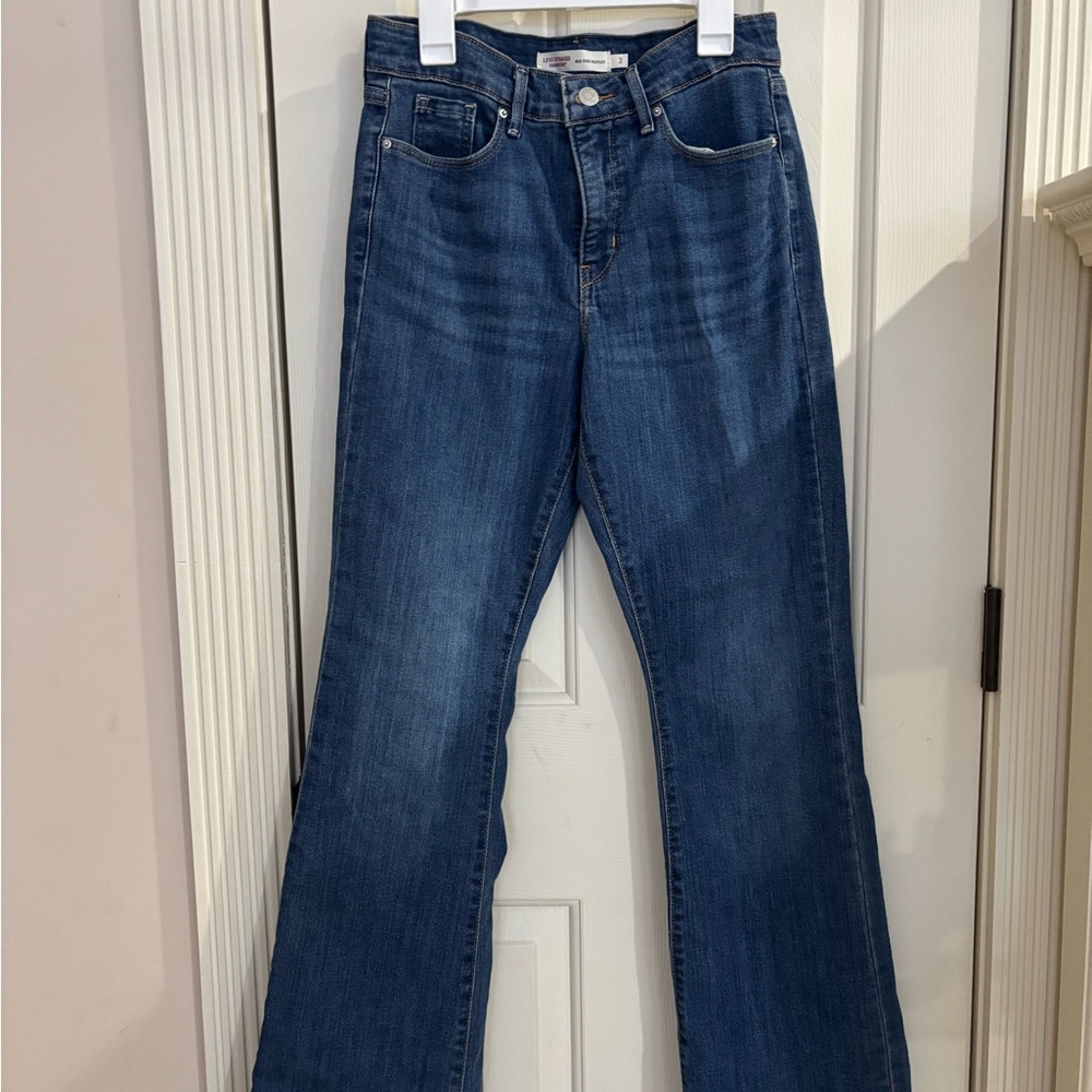 Levi's Dark Blue Flare Jeans